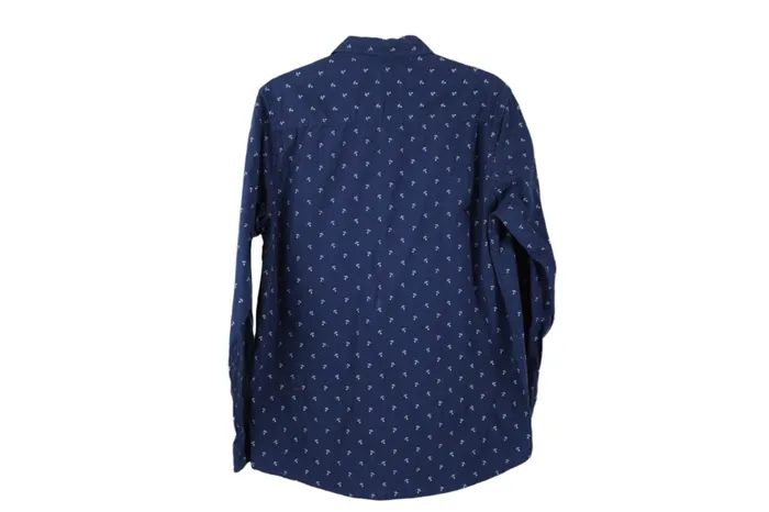 PDC Blue Anchor Button Down M PDC Rings
