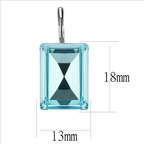 CJE3649 Wholesale Womens Stainless SteelTop Grade Crystal Sea Blue Earrings Green Earrings CJE3649 Wholesale Womens Stainless SteelTop Grade Crystal Sea Blue Earrings Green Earrings