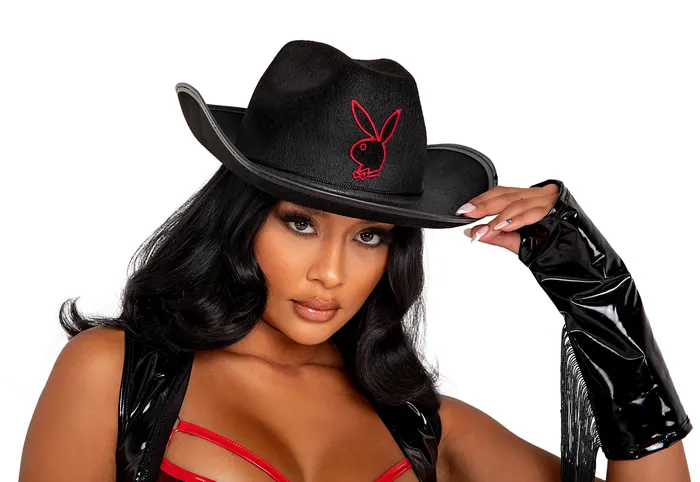 PB145 5PC Playboy Buckaroo Cowgirl Roma Costume Inc Earrings
