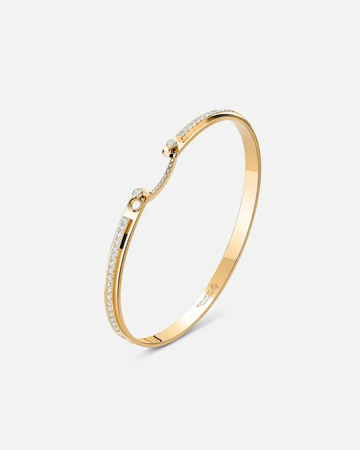 Bracelets Mood Tuxedo Mood Bangle in Yellow Gold