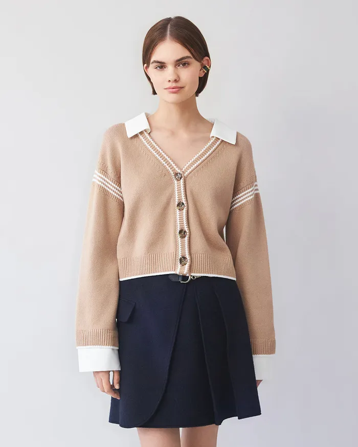 Earrings ADEAM Walnut Campus Cardigan