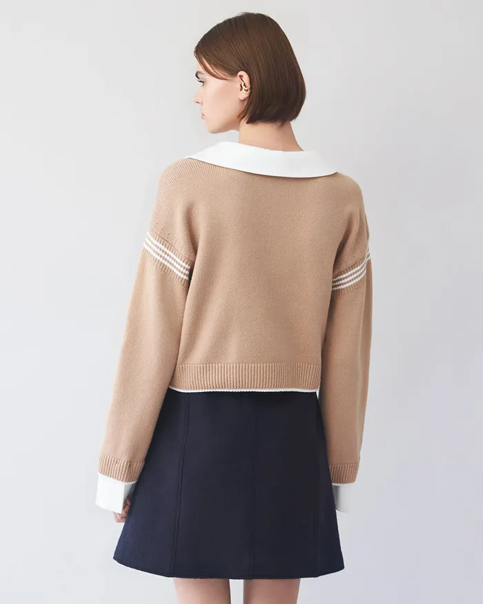 Earrings ADEAM Walnut Campus Cardigan Earrings ADEAM Walnut Campus Cardigan