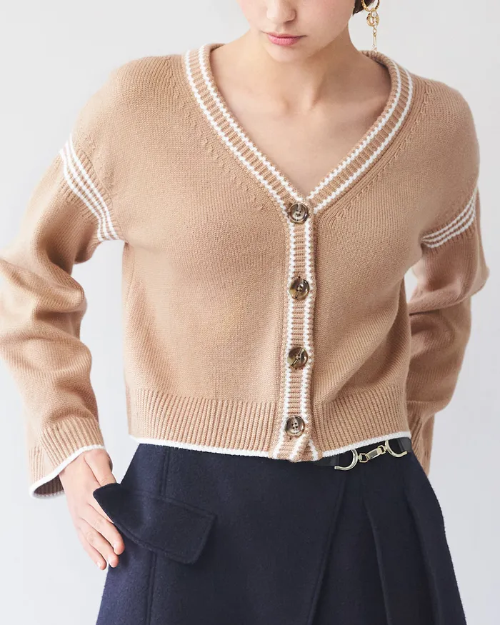Earrings ADEAM Walnut Campus Cardigan Earrings ADEAM Walnut Campus Cardigan