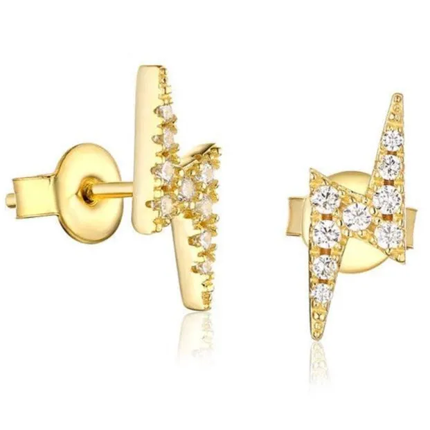 Earrings Jewelvers 925 Sterling Silver CZ Stud Earrings