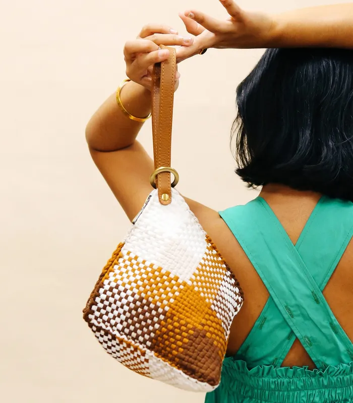Earrings Rags2Riches Puso Pyramid Handbag
