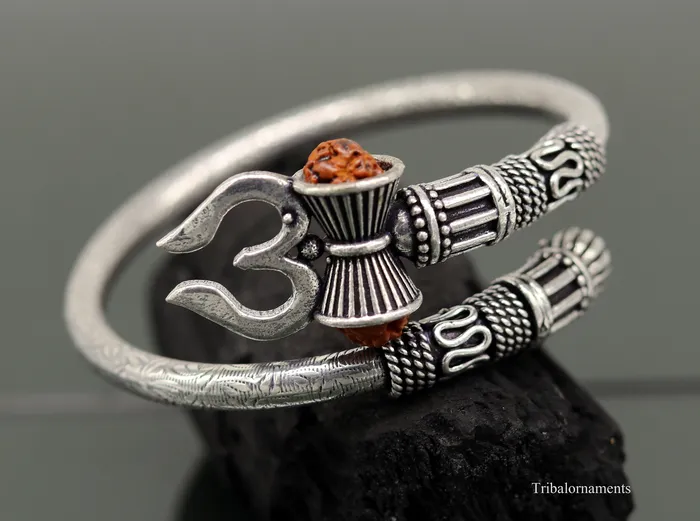 Lord Shiva trident design 925 sterling silver handmade bangle bracelet fabulous custom made oxidized unisex vintage design jewelry nsk248 TRIBAL ORNAMENTS Bracelets Lord Shiva trident design 925 sterling silver handmade bangle bracelet fabulous custom made oxidized unisex vintage design jewelry nsk248 TRIBAL ORNAMENTS Bracelets
