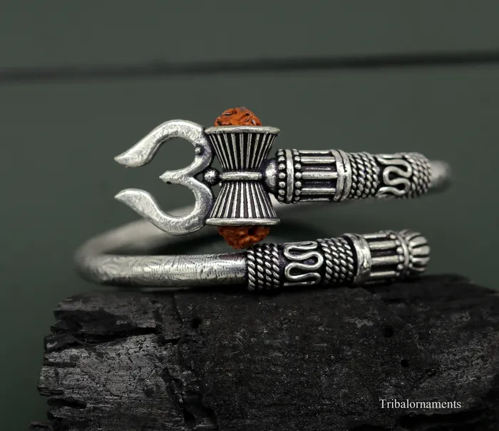 Lord Shiva trident design 925 sterling silver handmade bangle bracelet fabulous custom made oxidized unisex vintage design jewelry nsk248 TRIBAL ORNAMENTS Bracelets Lord Shiva trident design 925 sterling silver handmade bangle bracelet fabulous custom made oxidized unisex vintage design jewelry nsk248 TRIBAL ORNAMENTS Bracelets