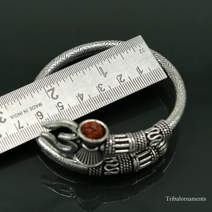 Lord Shiva trident design 925 sterling silver handmade bangle bracelet fabulous custom made oxidized unisex vintage design jewelry nsk248 TRIBAL ORNAMENTS Bracelets Lord Shiva trident design 925 sterling silver handmade bangle bracelet fabulous custom made oxidized unisex vintage design jewelry nsk248 TRIBAL ORNAMENTS Bracelets