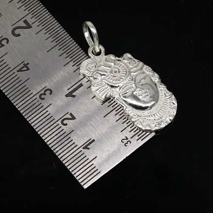 Necklaces TRIBAL ORNAMENTS Solid sterling silver handmade Hindu Lord krishna shrinathji tiny pendant amazing designer fabulous pendant unisex gifting jewelry ssp623