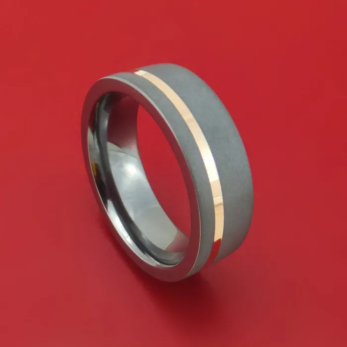 Rings Lashbrook Tantalum and 14K Gold Ring Custom Made