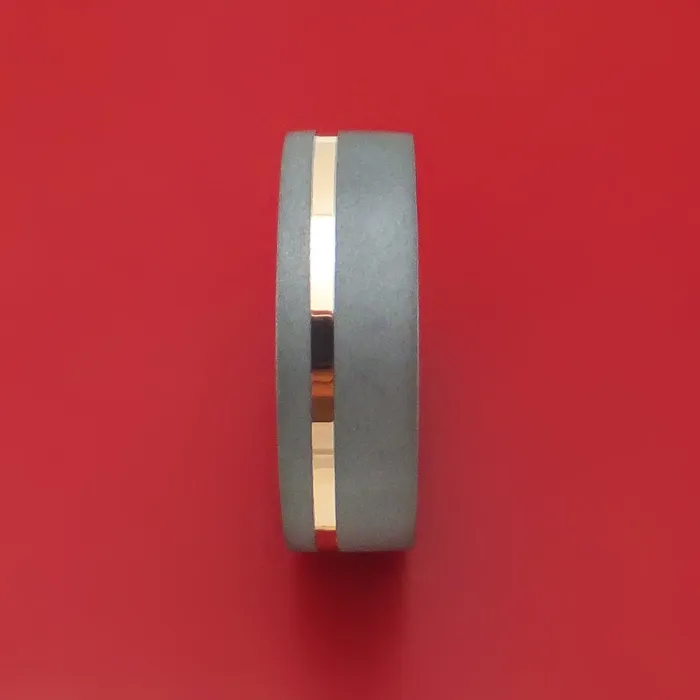 Rings Lashbrook Tantalum and 14K Gold Ring Custom Made Rings Lashbrook Tantalum and 14K Gold Ring Custom Made