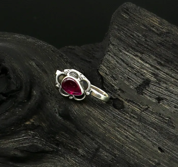 Rings TRIBAL ORNAMENTS 75mm 925 sterling silver single stone nose pin clip on nose pin customized nose plug best wedding party stylish functional jewelry np99 Rings TRIBAL ORNAMENTS 75mm 925 sterling silver single stone nose pin clip on nose pin customized nose plug best wedding party stylish functional jewelry np99