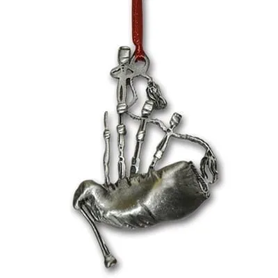 Scotts Highland Services Earrings Bagpipes Ornament