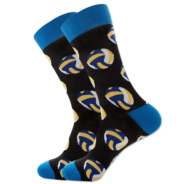 SF240 Black Volleyball Socks POLLY Rings