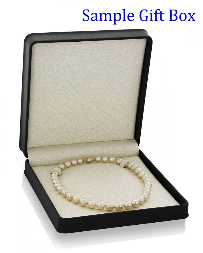 spt Necklaces Golden South Sea True Round Pearl Necklace 120140mm AAAAAAA Quality