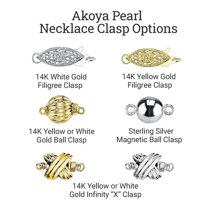 spt Necklaces White Japanese Akoya Pearl Necklace 100105mm AAA Quality