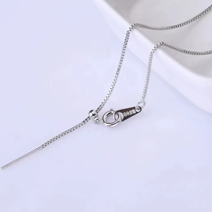 Sterling Silver Interchangeable Edison Pearl Necklace WN00465 Possibilities Pearly Lustre Necklaces