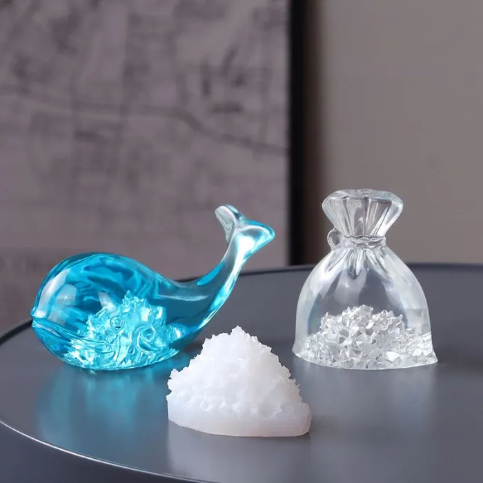 9pcs Resin Filling Decoration Crystal Cluster for Silicone Resin Mold IntoResin Charm Necklaces