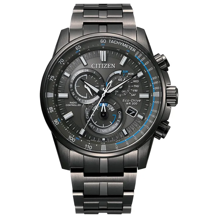 Bracelets Citizen Citizen PCAT Gray Stainless Steel Atomic Timekeeping 43mm EcoDrive