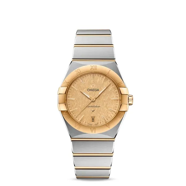 Bracelets Omega Omega Constellation 36mm Watch Ref 13120366008001 Champagne Index Dial 18K Yellow Gold Bezel Two Tone Stainless Steel 18K Yellow Gold Bracelet Bracelets Omega Omega Constellation 36mm Watch Ref 13120366008001 Champagne Index Dial 18K Yellow Gold Bezel Two Tone Stainless Steel 18K Yellow Gold Bracelet