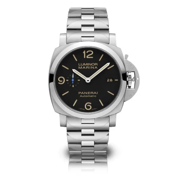 Bracelets Panerai Panerai Luminor Marina 44mm Watch Ref PAM00723 Black Index Dial Stainless Steel Bracelet Bracelets Panerai Panerai Luminor Marina 44mm Watch Ref PAM00723 Black Index Dial Stainless Steel Bracelet