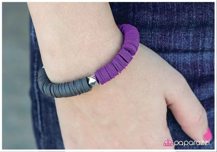 Bracelets Paparazzi Bracelet Dont Get DISCouraged Purple Paparazzi Jewelry