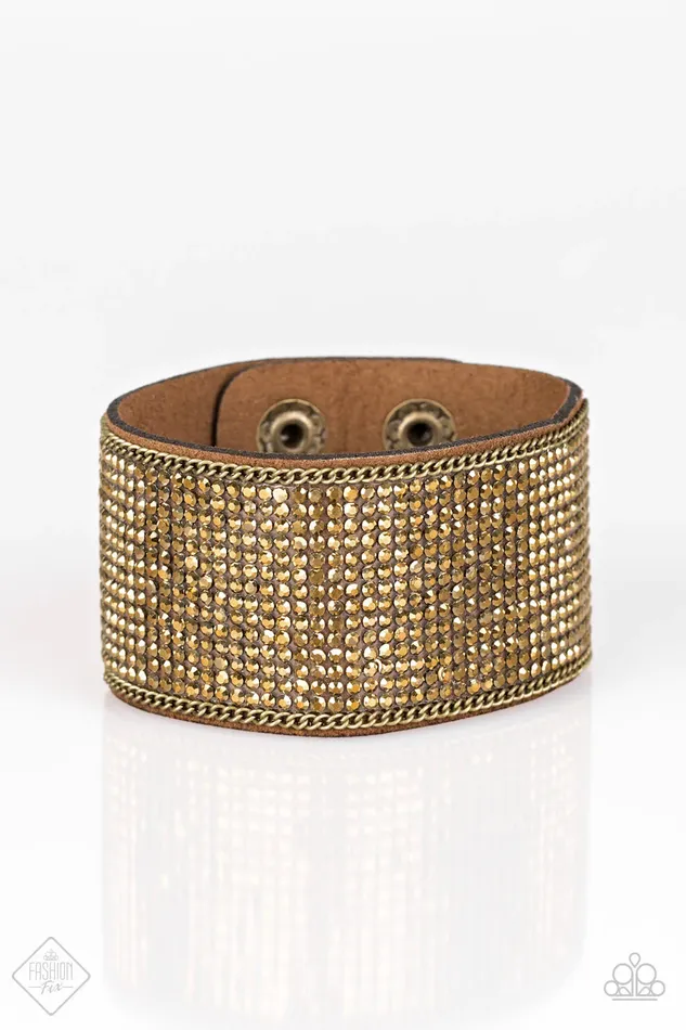 Bracelets Paparazzi Bracelet Glitter Gossip Brass Paparazzi Jewelry