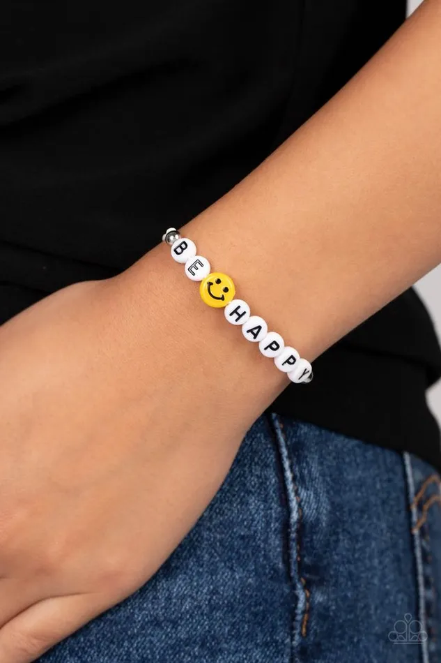 Bracelets Paparazzi Bracelet I Love Your Smile Silver Paparazzi Jewelry