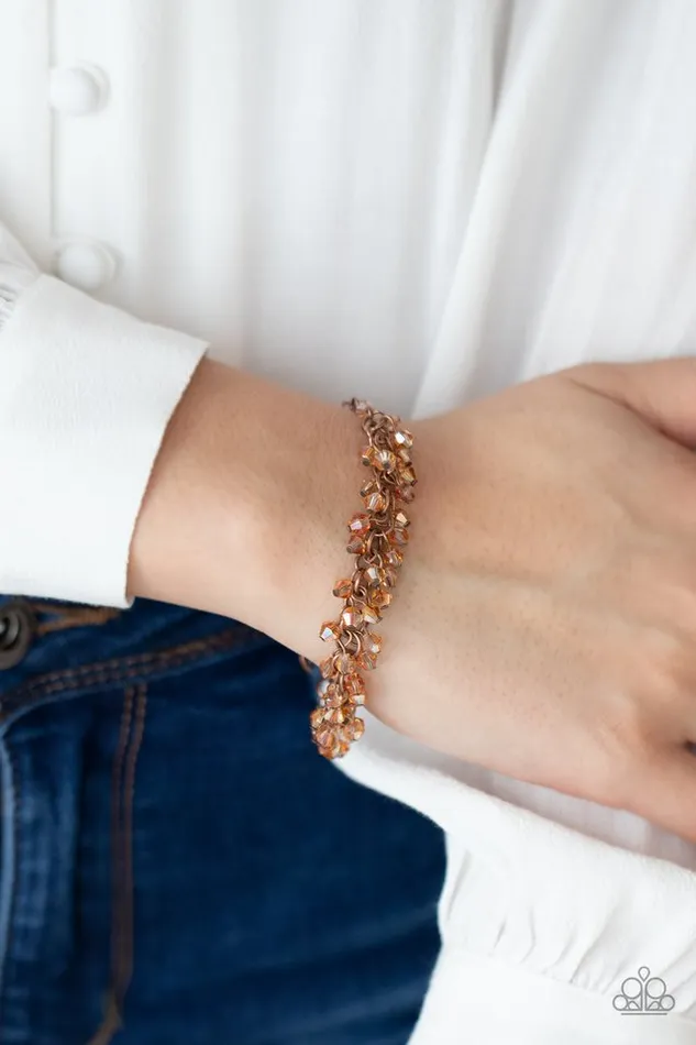 Bracelets Paparazzi Bracelet Twinkly Twilight Copper Paparazzi Jewelry