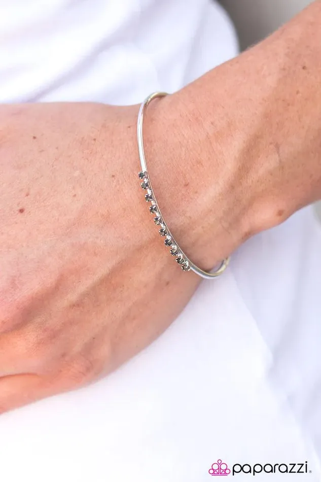 Bracelets Paparazzi Jewelry Paparazzi Bracelet Dressed in Chic Silver