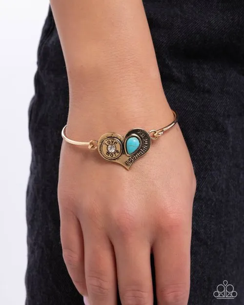 Bracelets Paparazzi Jewelry Paparazzi Bracelet Give More Love Gold