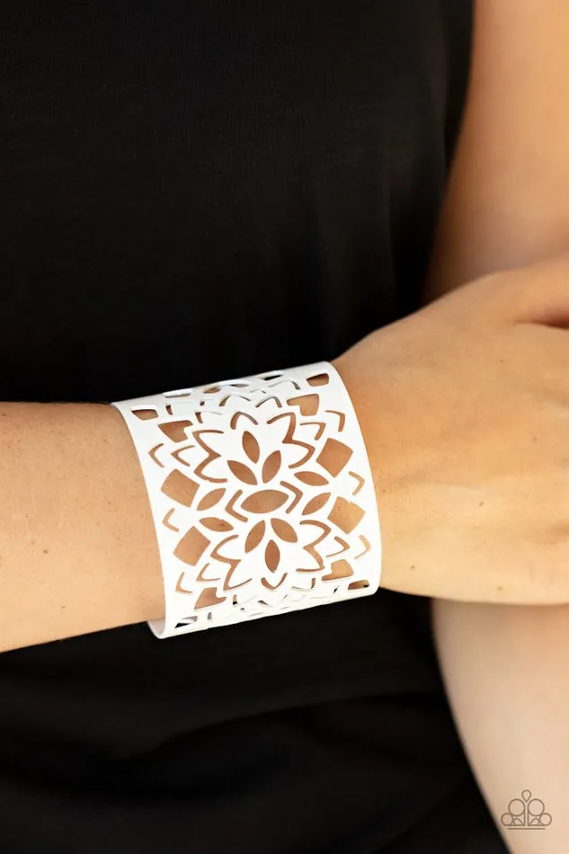 Bracelets Paparazzi Jewelry Paparazzi Bracelet Hacienda Hotspot White