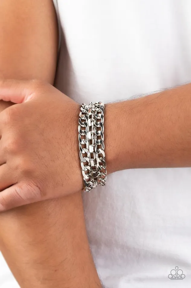 Bracelets Paparazzi Jewelry Paparazzi Bracelet Heavy Duty Silver
