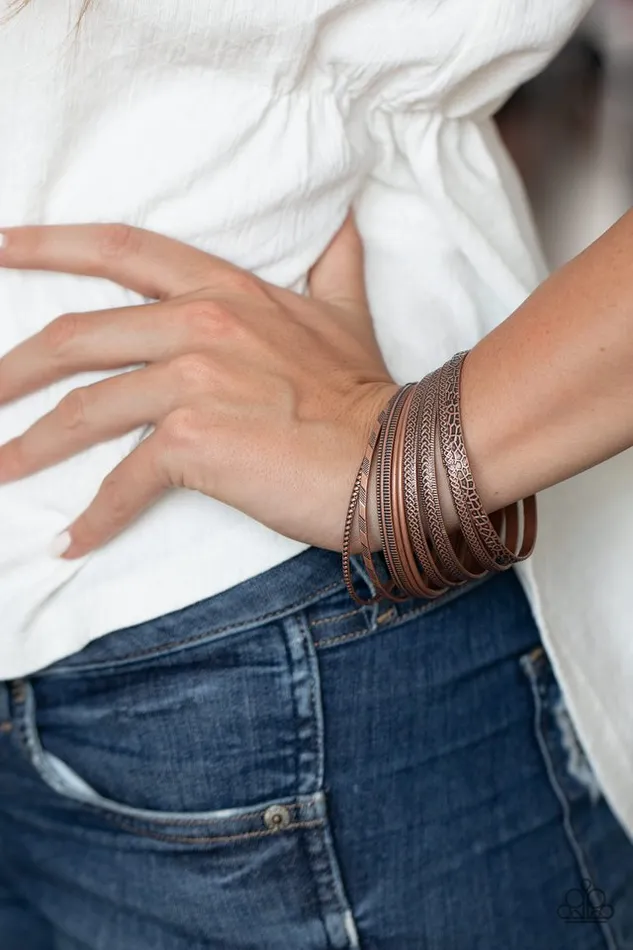 Bracelets Paparazzi Jewelry Paparazzi Bracelet Relics On Repeat Copper
