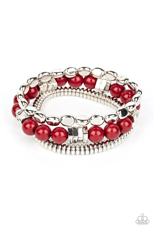 Bracelets Paparazzi Jewelry Paparazzi Bracelet Tour de Tourist Red Bracelets Paparazzi Jewelry Paparazzi Bracelet Tour de Tourist Red
