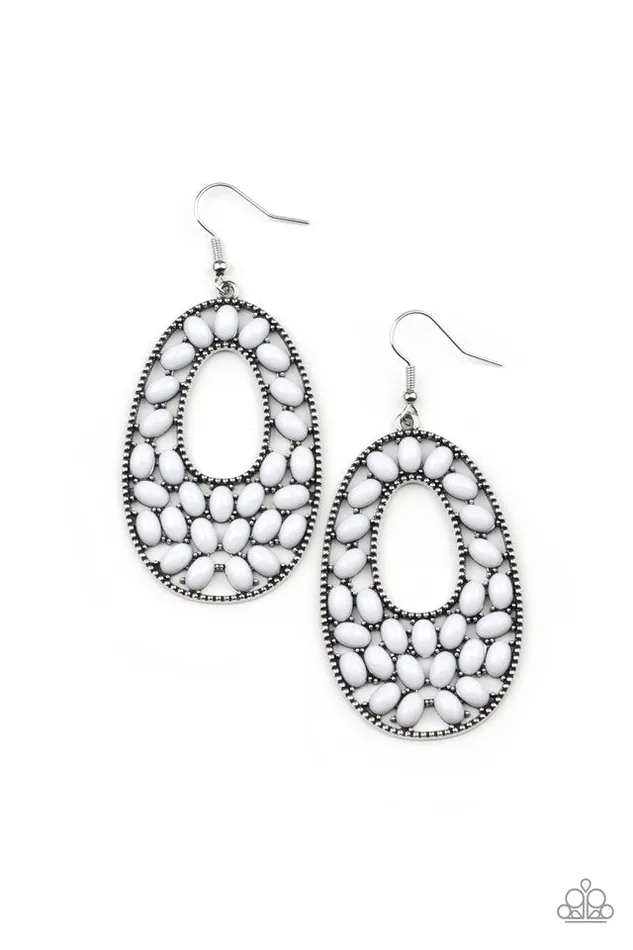Earrings Paparazzi Earring Beaded Shores White Paparazzi Jewelry Earrings Paparazzi Earring Beaded Shores White Paparazzi Jewelry