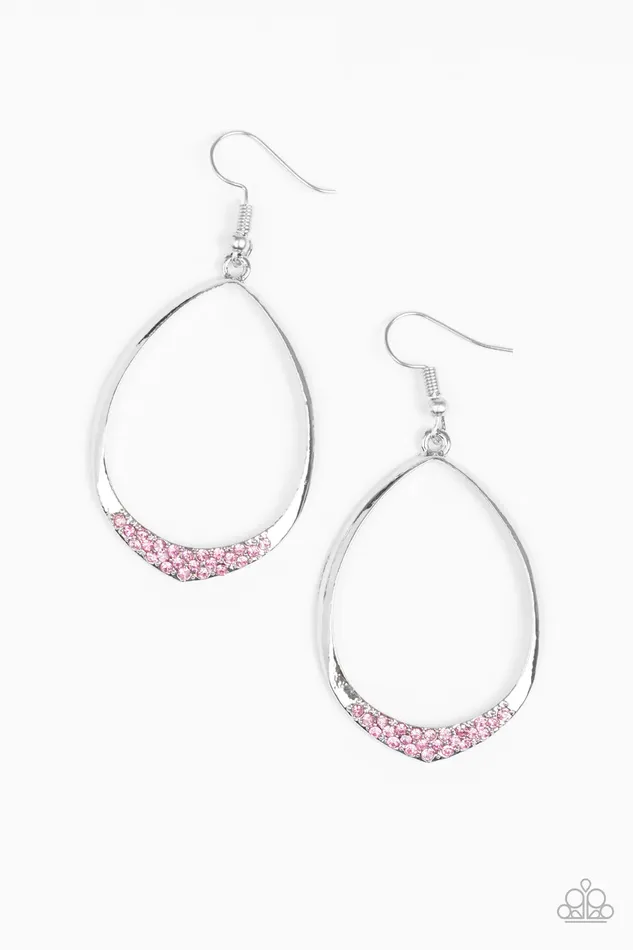 Earrings Paparazzi Earring REIGN Down Pink Paparazzi Jewelry