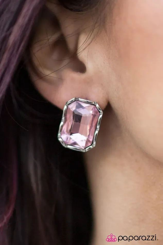 Earrings Paparazzi Jewelry Paparazzi Earring A Glamorous Evening Pink