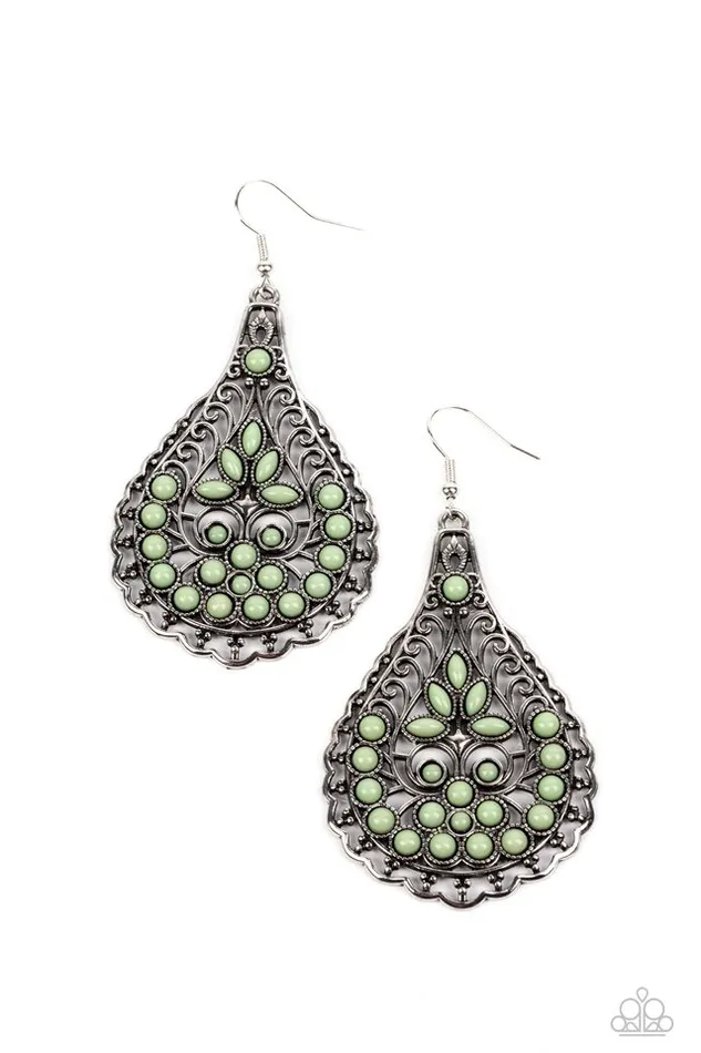 Earrings Paparazzi Jewelry Paparazzi Earring Botanical Beauty Green Earrings Paparazzi Jewelry Paparazzi Earring Botanical Beauty Green