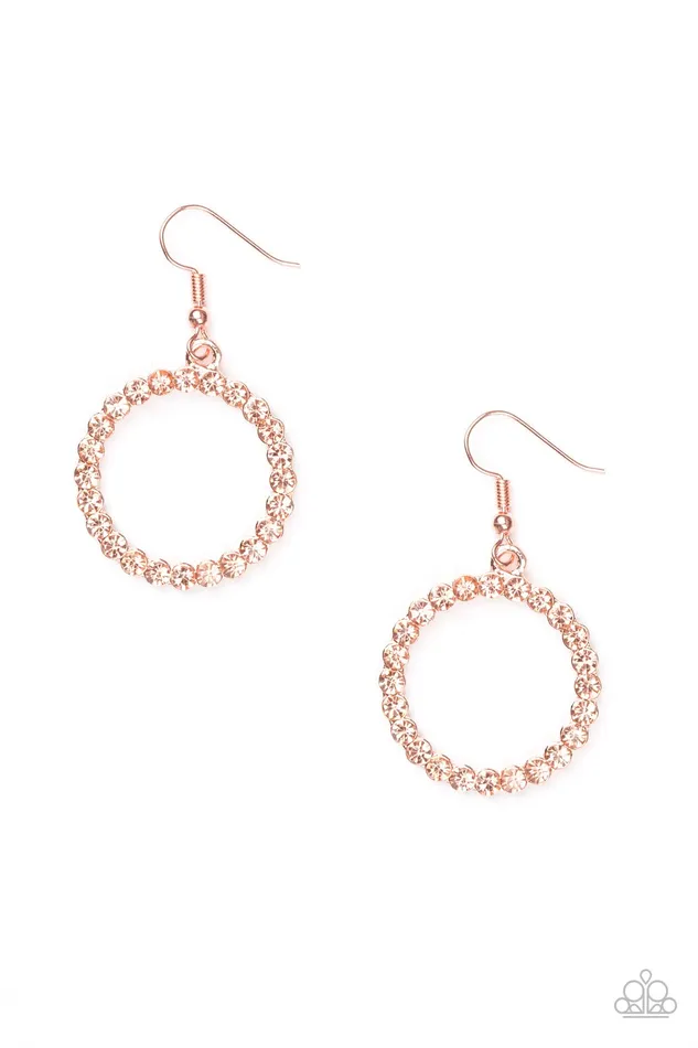 Earrings Paparazzi Jewelry Paparazzi Earring Bubblicious Copper