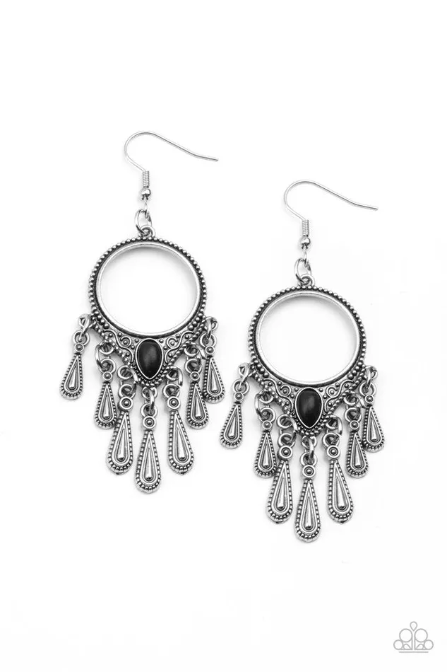 Earrings Paparazzi Jewelry Paparazzi Earring Ranger Rhythm Black Earrings Paparazzi Jewelry Paparazzi Earring Ranger Rhythm Black