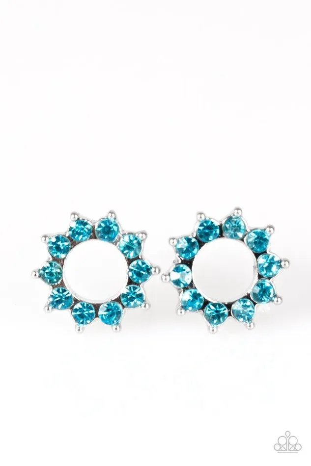 Earrings Paparazzi Jewelry Paparazzi Earring Richly Resplendent Blue Post
