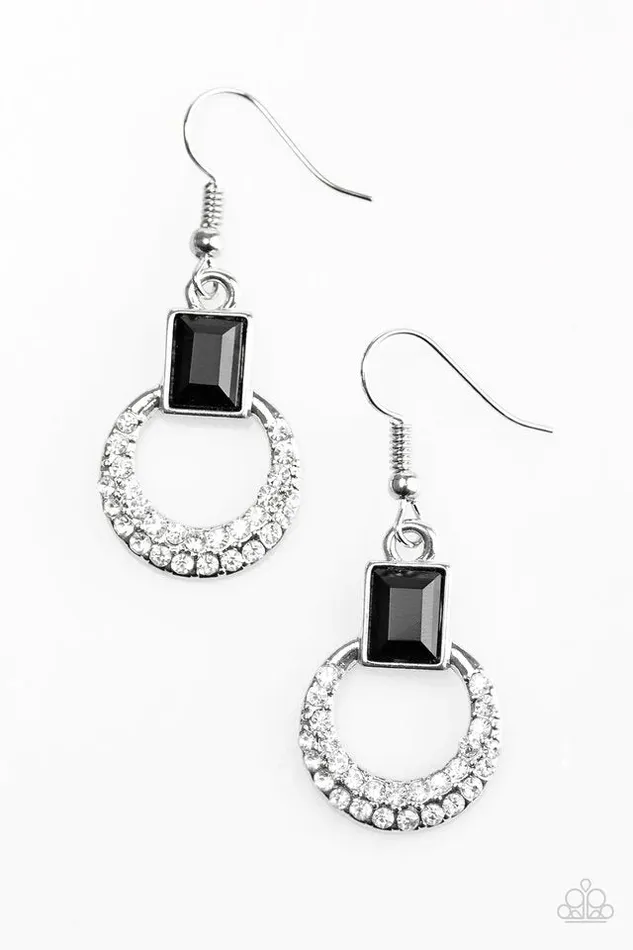 Earrings Paparazzi Jewelry Paparazzi Earring Seeing SUPERSTARS Black