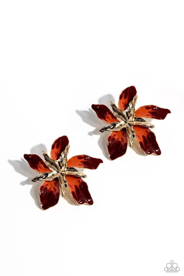Earrings Paparazzi Jewelry Paparazzi Earring Warped Wallflower Red Earrings Paparazzi Jewelry Paparazzi Earring Warped Wallflower Red