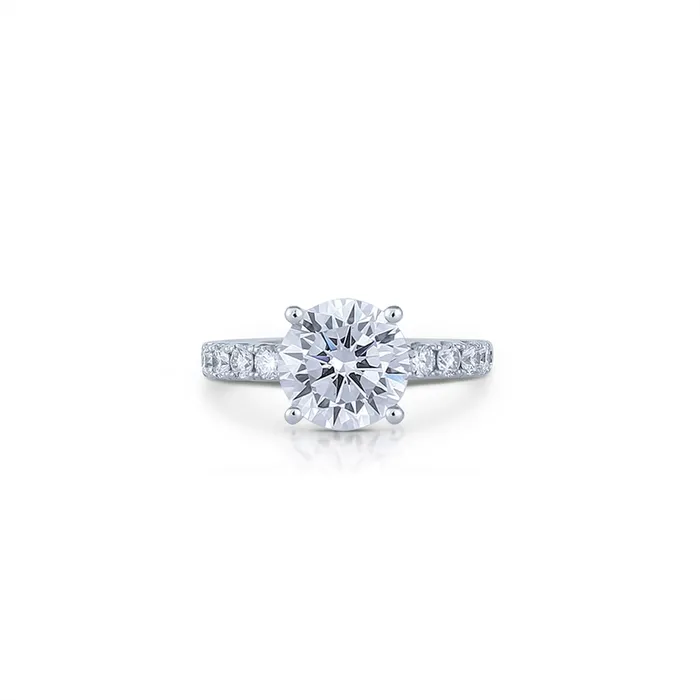 Fana 14K White Gold Semi Mount Diamond Ring Rings