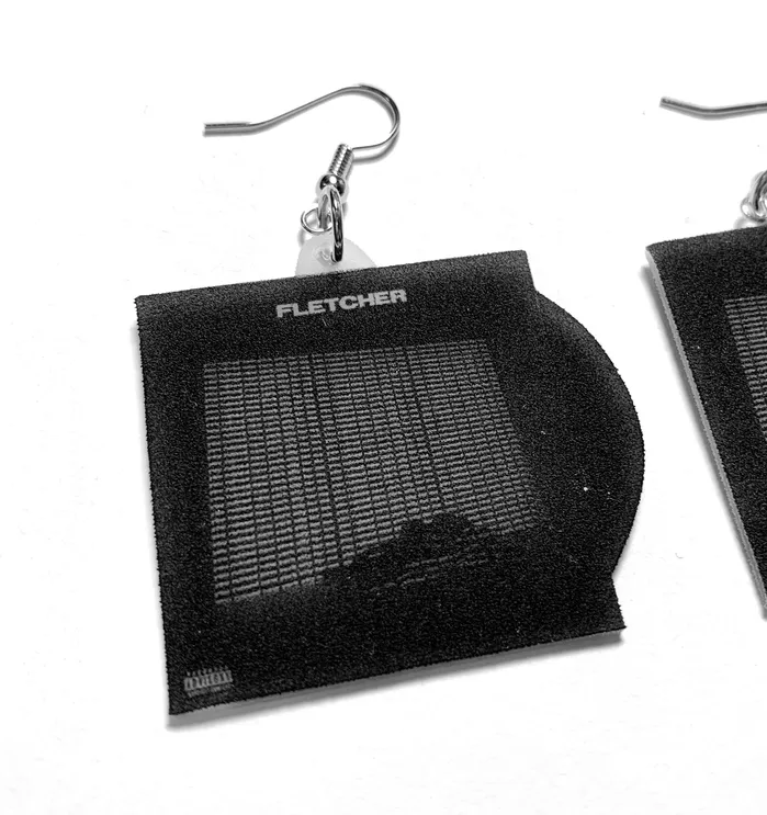 Fletcher You Ruined New York City For Me Vinyl Album Handmade Earrings Sam Makes Things Earrings