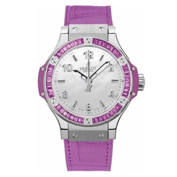 Hublot Watches Hublot Big Bang Tutti Frutti 38mm Watch Ref 361SV6010LR1905 Purple Dial Amethyst Bezel Purple Leather Strap Hublot Watches Hublot Big Bang Tutti Frutti 38mm Watch Ref 361SV6010LR1905 Purple Dial Amethyst Bezel Purple Leather Strap