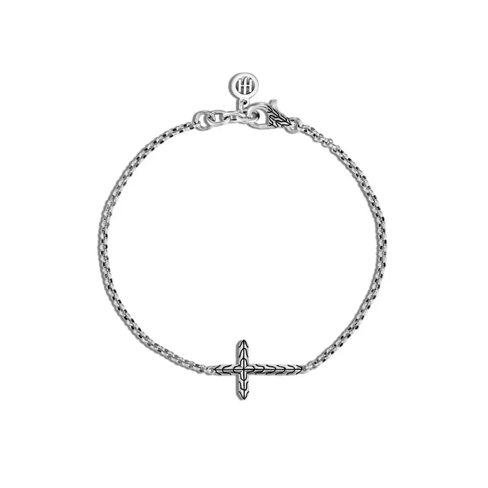 John Hardy Bracelets John Hardy Classic Chain Silver Mini Rolo Chain Cross Bracelet John Hardy Bracelets John Hardy Classic Chain Silver Mini Rolo Chain Cross Bracelet