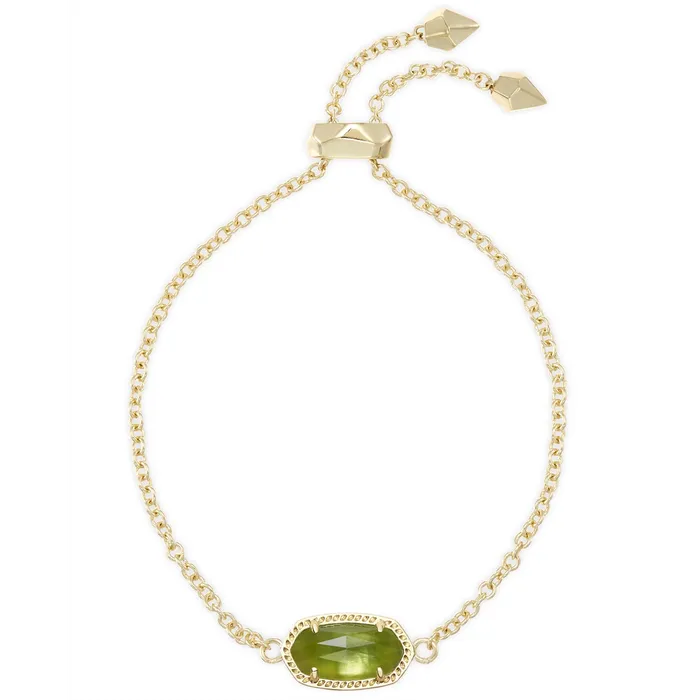 Kendra Scott Bracelets Kendra Scott Elaina Bracelet in Gold with Peridot Illusion