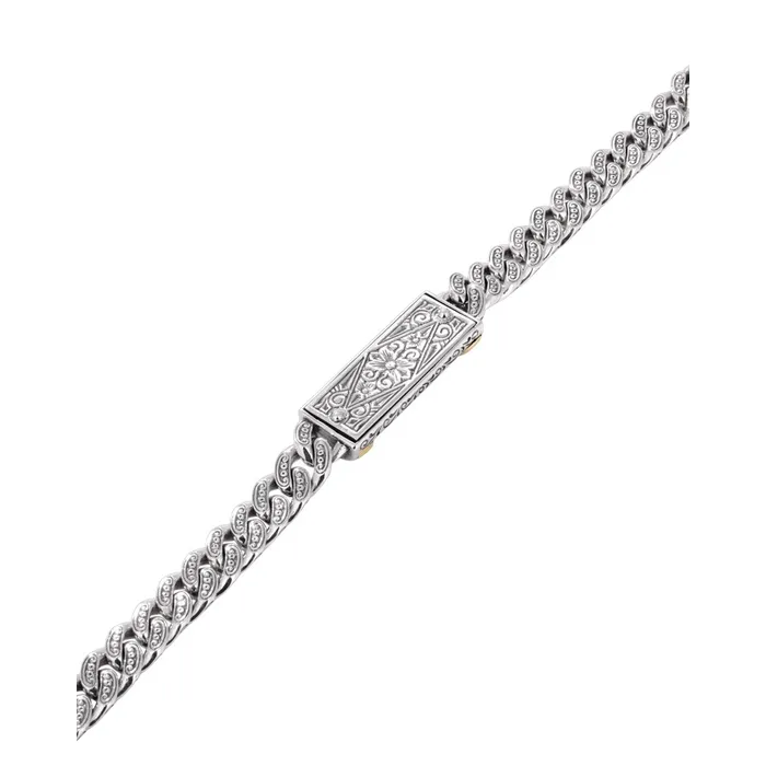 Konstantino Mens Sterling Silver and 18K Yellow Gold Labradorite Bracelet Konstantino Bracelets Konstantino Mens Sterling Silver and 18K Yellow Gold Labradorite Bracelet Konstantino Bracelets